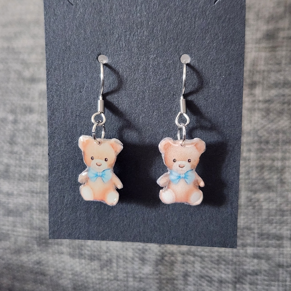 Adorable Teddy Bear Earrings